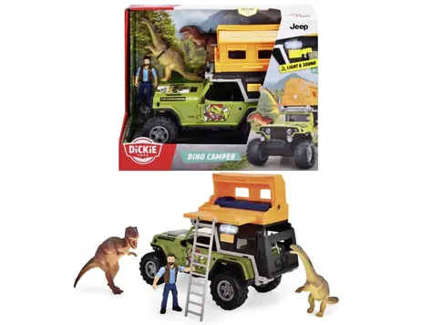 Dickie Auto Jeep Dino Camper 23 cm / od 3 rokov