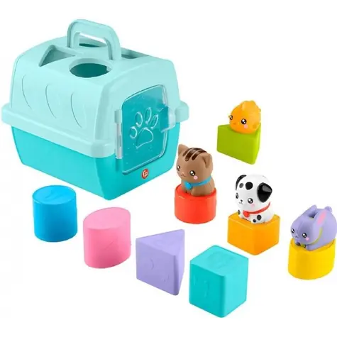 Mattel Fisher Price vkladačka so zvieratkami / od 6 mesiacov