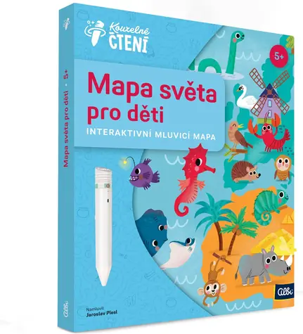 Albi Kúzelné čítanie Kniha: Mapa sveta pre deti