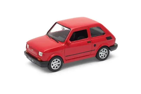 Welly Fiat 126 Maluch 1:34 biela