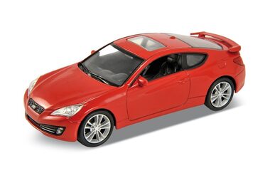 Welly Hyundai Genesis Coupé (2009) 1:34 žltý