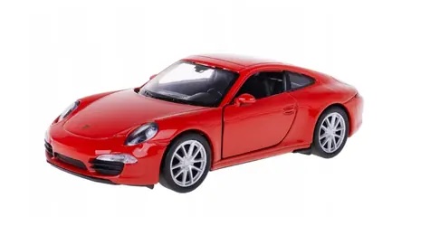 Welly Porsche 911 Carrera 4S 1:34 červená
