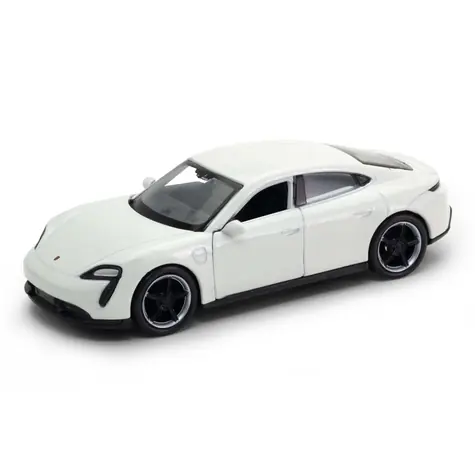 Welly Porsche Taycan Turbo S 1:34 bledo modrej