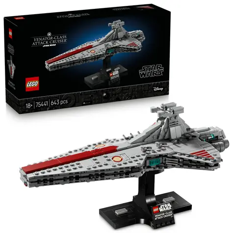 LEGO® Star Wars™ 75441 Útočný krížnik triedy Venator / Počet dielikov: 643 / od 18 rokov
