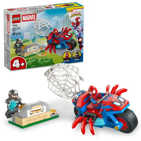 LEGO® MARVEL 11206 Spidey na motorke vs. Rhino / Počet dielikov: 61 / od 4 rokov