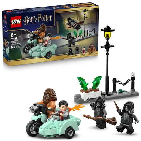 LEGO® Harry Potter™ 76459 Hagrid™ a Harryho útek zo Zobí ulice / Počet dielikov: 124 / od 8 rokov