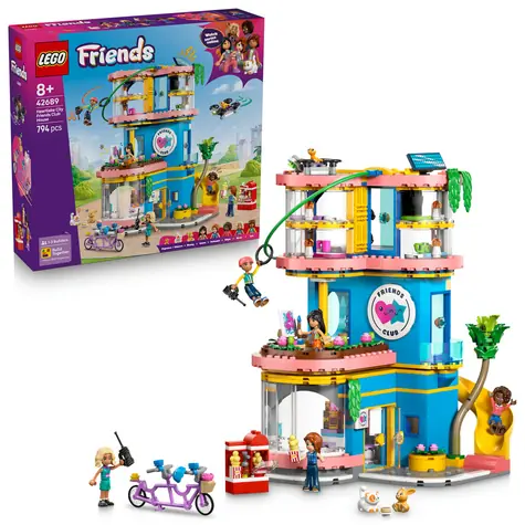 LEGO® Friends 42689 Klubovňa pre kamarátov v mestečku Heartlake / Počet dielikov: 794 / od 8 rokov