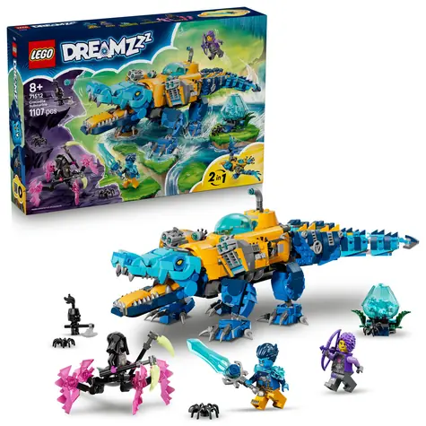 LEGO® DREAMZzz™ 71512 Krokodília ponorka / Počet dielikov: 1107 / od 8 rokov