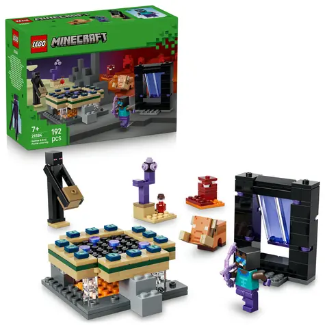 LEGO® Minecraft® 21584 Cesta portálom do Netheru a Endu / Počet dielikov: 192 / od 7 rokov