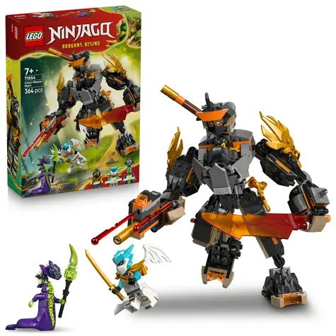 LEGO® NINJAGO® 71854 Coleov expedičný robot a dračí Zane / Počet dielikov: 364 / od 7 rokov
