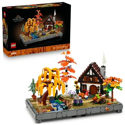 LEGO® Icons 11372 Chata a jesenná záhrada / Počet dielikov: 1102 / od 18 rokov
