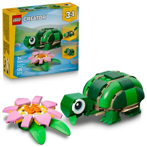 LEGO® Creator 3 v 1 31377 Korytnačka s leknom / Počet dielikov: 124 / od 7 rokov
