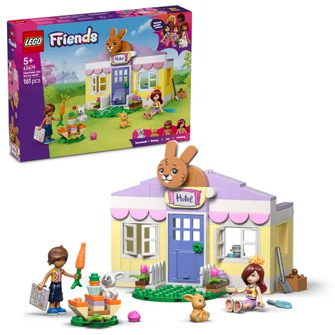 LEGO® Friends 42679 Hotel pre králiky v mestečku Heartlake / Počet dielikov: 161 / od 5 rokov