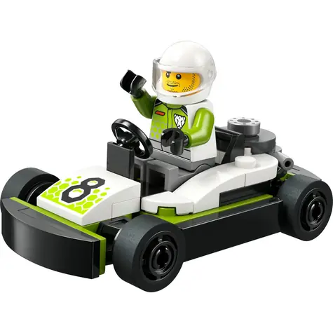 LEGO® City 30719 Pretekár v motokáre / Počet dielikov: 48 / od 5 rokov