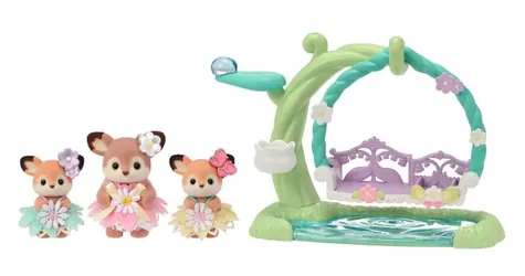 Sylvanian Families Jelínci na kvetinovej hojdačke / od 3 rokov