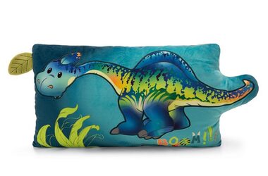 Nici vankúš Dino Snackilus 43x25cm / GREEN kolekcia / od 0 rokov