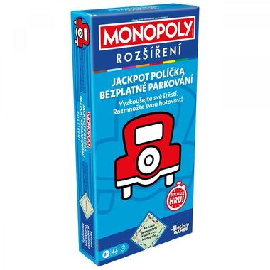 Hasbro Monopoly - rozšírenie Jackpot, bezplatné parkovanie CZ / Dĺžka hry: 90 minút / Počet hráčov: 2-6 / od 8 rokov