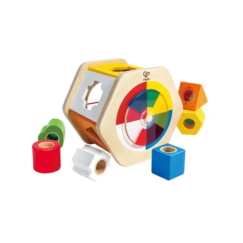 Hape Drevená vkladačka s geometrickými tvarmi / od 12 mesiacov