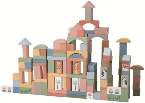 2Kids Toys Safari kocky so zvieratkami 120 ks / od 1 roka