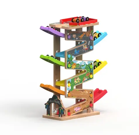 2Kids Toys Veľká závodná dráha 6 rámp / od 18 mesiacov