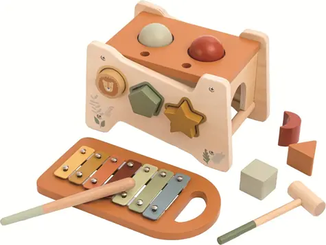 2Kids Toys Multifunkčná zatĺkačka s xylofónom / od 1 roka