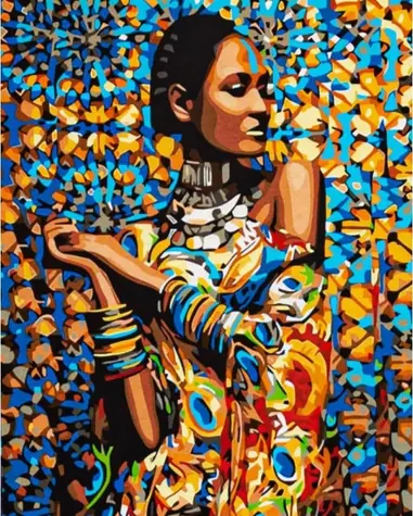 ASTRA Maľovanie podľa čísel: V septembri India, plátno na ráme 40x50 cm / od 14 rokov