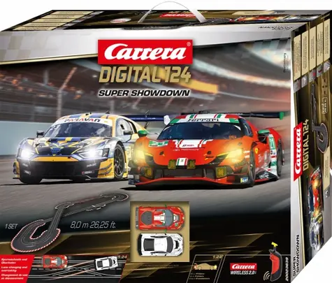 Carrera 23639 Digital 124 Super Showdown / Autodráha / Dĺžka okruhu 8 m / od 10 rokov
