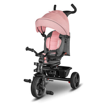 Lionelo Trojkolka 2v1 Haari Bubblegum / Nosnosť 25 kg