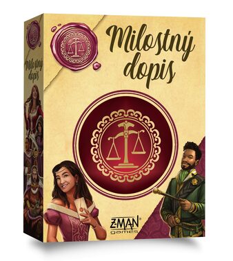 Rozbalené - Asmodee Milostný list (Eko box) / Počet hráčov: 2-6 / od 10 rokov / rozbalené