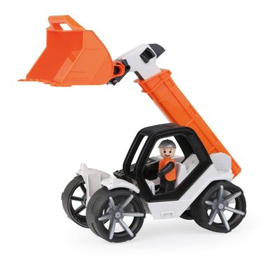 Lena TRUXX2 Teleskopický nakladač čierno-červená / od 2 rokov