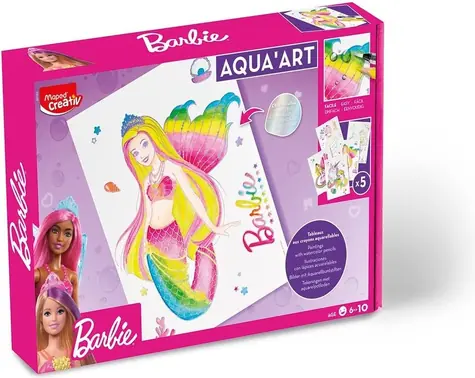 Maped Výtvarná sada Barbie Aqua Art / od 6 rokov