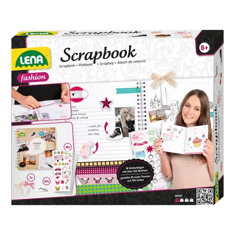 Lena Zápisník Scrapbook / od 8 rokov