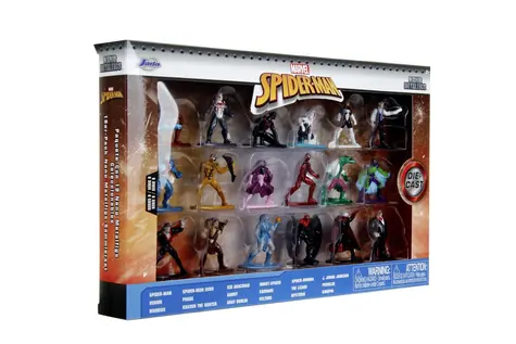 Jada MARVEL Spiderman Kovové zberateľské nanofigurky 18 ks / wave 9 / od 3 rokov