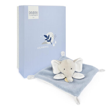 Doudou Plyšový muchláčik ružový Slon 19 cm / od 0 mesiacov