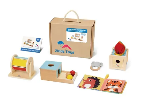 2Kids Toys Montessori set hračiek pre najmenších / od 5 mesiacov