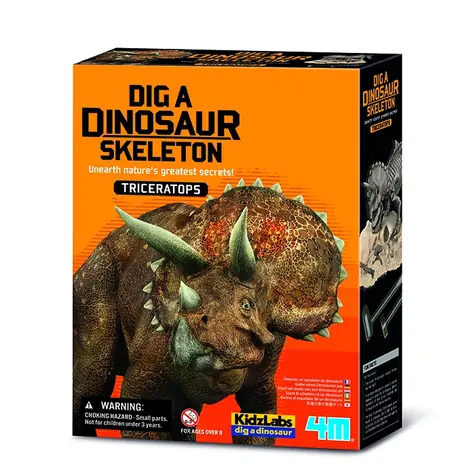 4M Dinosauria kostra - Triceratops / od 8 rokov