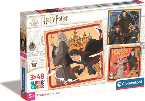 Clementoni Puzzle Harry Potter / 3x48 dielikov / od 5 rokov 