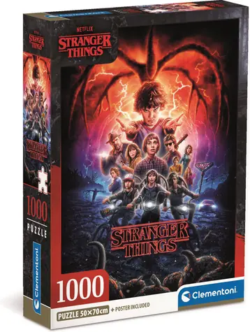 Clementoni Puzzle Netflix: Stranger Things 2. séria / 1000 dielikov / od 14 rokov 