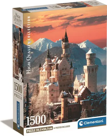 Clementoni PUZZLE Neuschwanstein / 1500 dielikov / od 10 rokov
