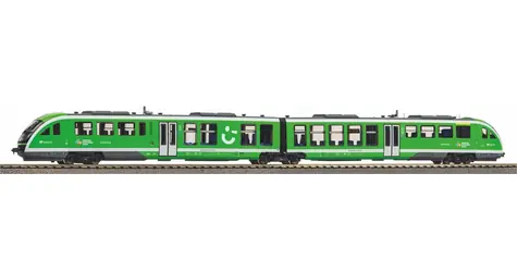 Piko 52977 Dieselová jednotka Desiro ČD VI vrátane zvuku / Mierka: H0 (1:87) / Dĺžka: 479 mm / Rádius: 358 mm / od 14 rokov