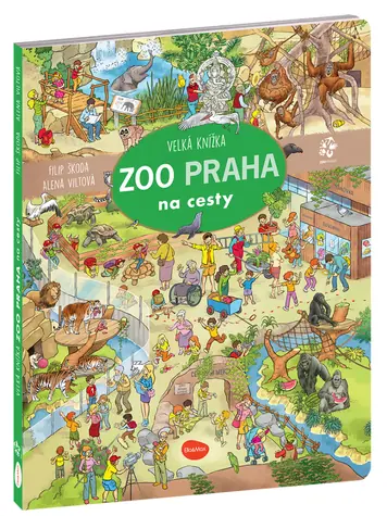 Presco Group Ella&Max Na cesty - Veľká knižka ZOO PRAHA / Jazyková verzia: CZ / od 3 rokov