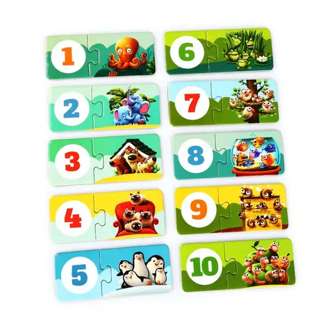 Puzzlika 13005 Priatelia - náučné puzzle / 20 dielikov / od 3 rokov