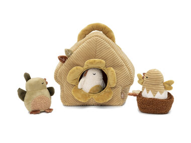 Jollein Vtáčia búdka s vtáčikmi textilné Tiny Park