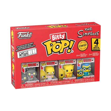 Funko Bitty POP: Simpsons- Scratchy 4pk / od 3 rokov