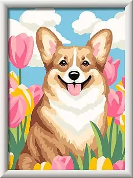 Ravensburger 120232582 CreArt Hodvábny Corgi / vek od: 9 rokov / verzia: medzinárodná
