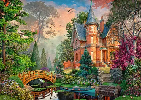 Ravensburger 120017172 Pozoruhodný terakotový dom 1000 dielikov / vek od: 14 rokov / verzia: medzinárodná