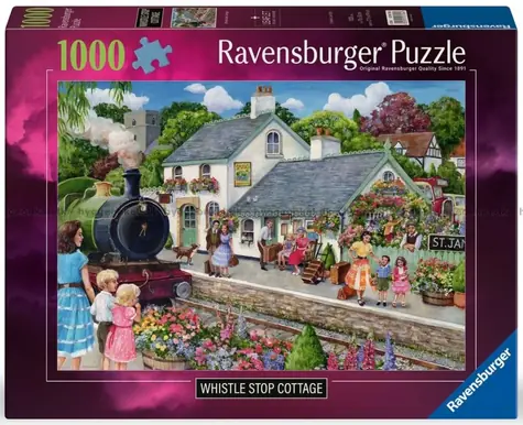 Ravensburger 120017264 Domček pri trate 1000 dielikov / vek od: 14 rokov / verzia: medzinárodná