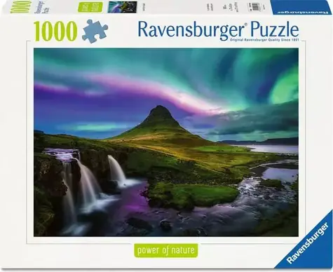 Ravensburger 120017448 Čarovná noc na Islande 1000 dielikov / vek od: 14 rokov / verzia: medzinárodná