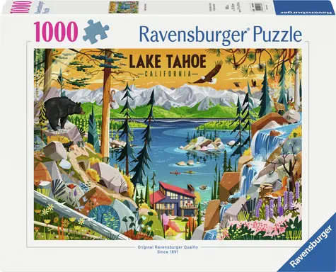 Ravensburger 120018483 Priezračné jazero Tahoe 1000 dielikov / vek od: 14 rokov / verzia: medzinárodná