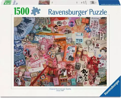 Ravensburger 120017035 Dobrodružstvo v Tokiu 1500 dielikov / vek od: 14 rokov / verzia: medzinárodná